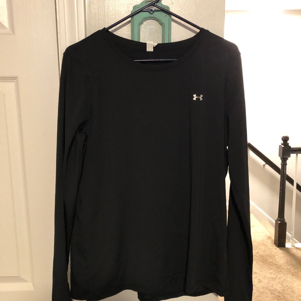 Champion long sleeve black shirt, XL
